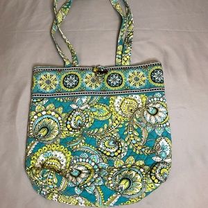 Vera Bradley Quilted Floral Print Tote Bag